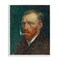 Stupell Industries Van Gogh Portrait with Smoke Framed Giclee, design by Masters Redux